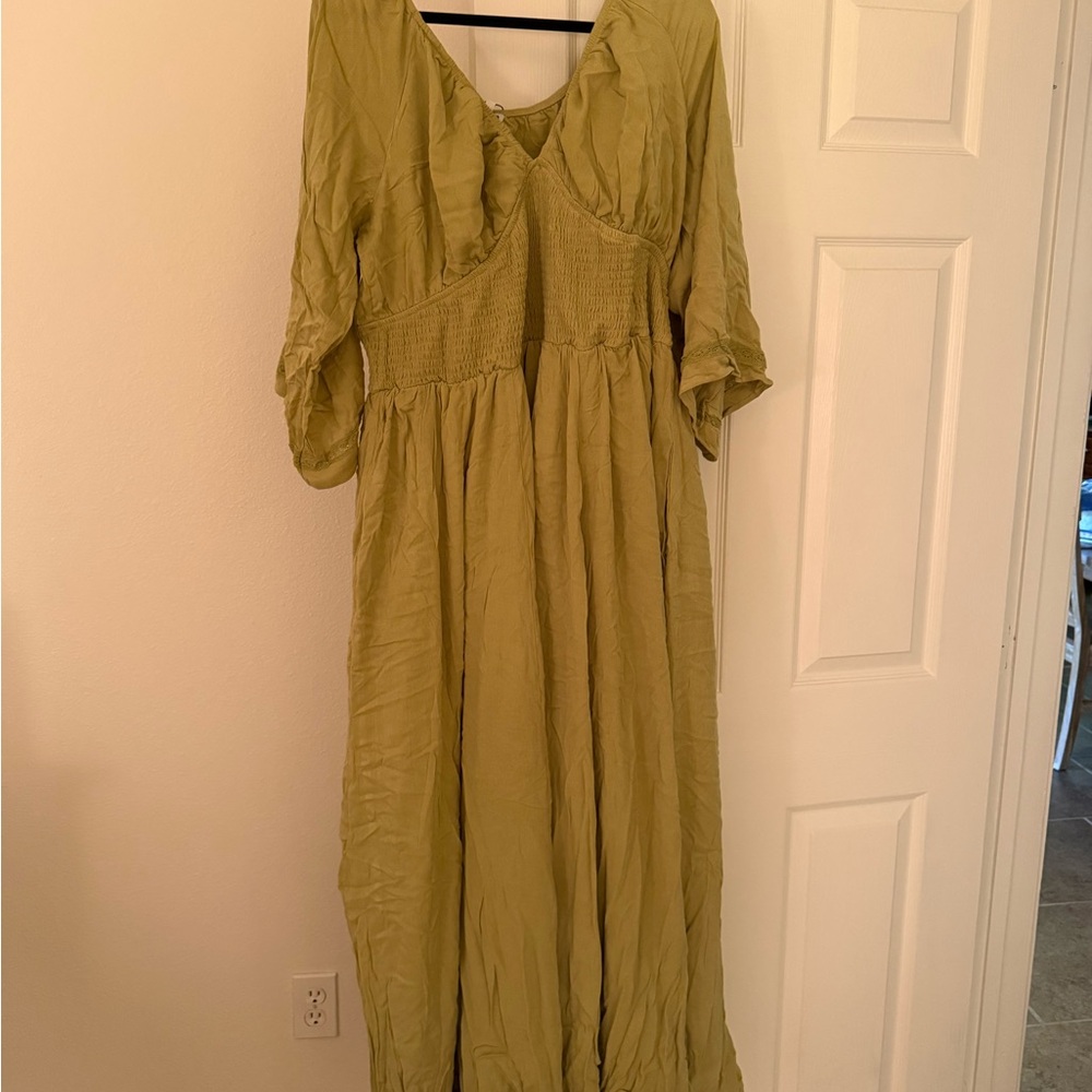 Fashion Nova Olive Maxi Dress